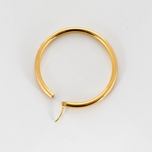 Boucles d'oreilles Anneaux d'oreilles en or jaune 58 Facettes COL28822