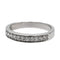 Bague 48 Bague Demi alliance Or blanc Diamant 58 Facettes 2406273CN