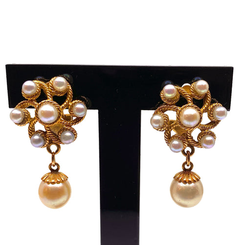 Boucles d'oreilles Paire de boucles d’oreilles en or 18 carats 58 Facettes