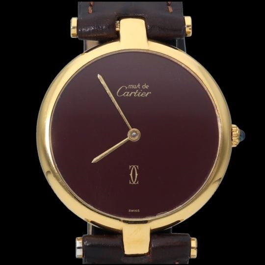 Montre Cartier Montre Must De Cartier Vermeil 58 Facettes MT39169