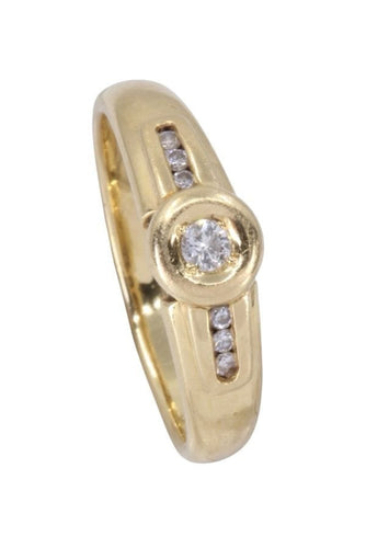 Bague 53 Bague style solitaire diamant 58 Facettes 093901