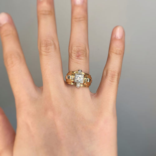 Bague 53 Bague - Or Et Diamants 58 Facettes 230023R