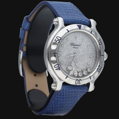 Montre Chopard Montre Happy Sport Snowflake 58 Facettes MT40959