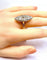 Bague 61 Importante bague marquise en or 18 carats et platine sertie de diamants 58 Facettes AB521