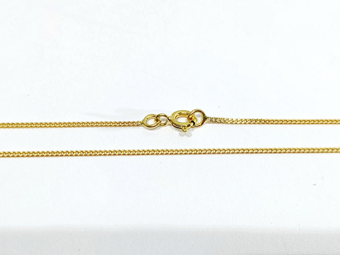 Collier Chaine Or jaune Maille Gourmette 58 Facettes
