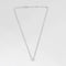 Collier COLLIER OR BLANC DIAMANT 0,15ct 58 Facettes M8927