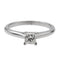 Bague 51 Cartier Bague Solitaire  Platine Diamant 58 Facettes 2595386CN