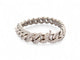 Bracelet bracelet EDOUARD NAHUM gourmette diamants 3.12ct en or blanc 18k 58 Facettes 269762