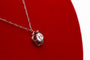 Collier Ancien collier marguerite diamant et rubis 58 Facettes 240285