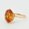 Bague 56 Bague Or Jaune - Quartz Fumé Citrine 58 Facettes RÉF 2019/15