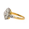 Bague 55 Bague Marguerite Or jaune, Platine Diamant 58 Facettes 3358946CN