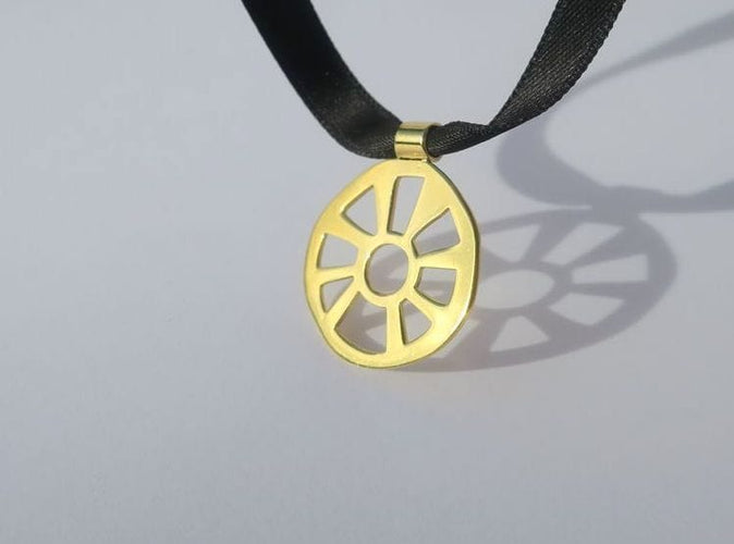 Pendentif ZOLOTAS - Pendentif Roue 2008 Porte-Bonheur 58 Facettes