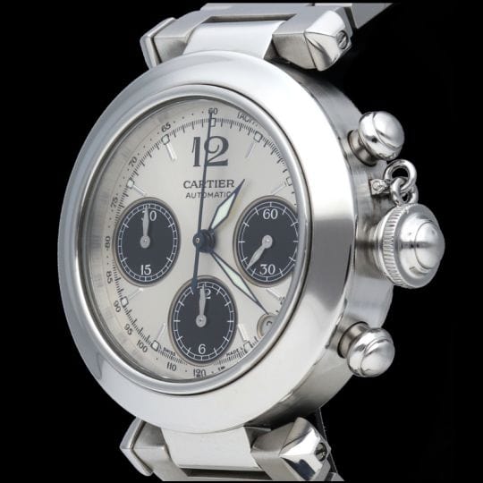 Montre Cartier Montre Pasha Chronograph 58 Facettes MT40773