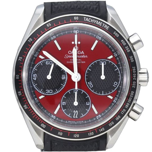 Montre Montre Omega Speedmaster Racing Chronographe Cadran Rouge Co-Axial 40 mm 58 Facettes MT41855