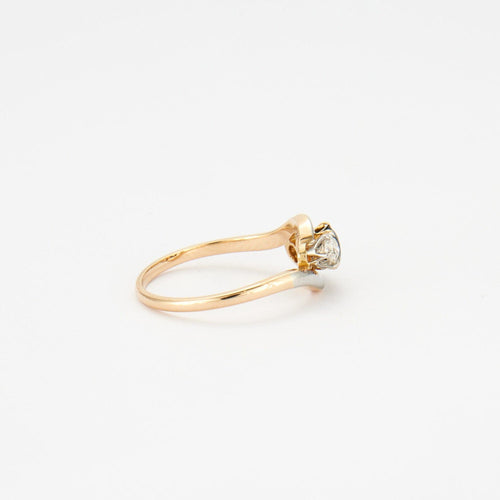 Bague 54 Trilogie saphir et diamants 58 Facettes