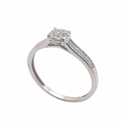 Bague 54 Bague solitaire or & Diamants 58 Facettes