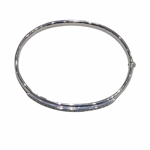 Bracelet Pulsera de brillantes en or blanc 18k et diamants 58 Facettes P87