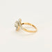 Bague 51 Bague tourbillon or jaune et gris, diamants 58 Facettes LJ6