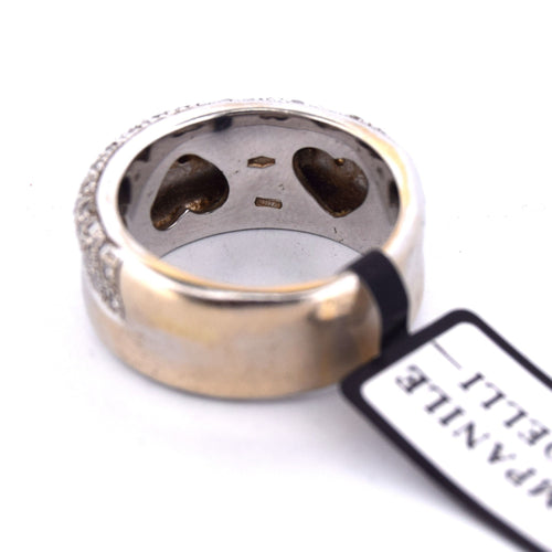 Bague 58 Bague vintage en or blanc avec diamants 58 Facettes