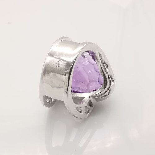Bague 51 Bague améthyste et diamants 58 Facettes