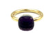 Bague 54 POMELLATO - bague Nudo Petit 2 ors et améthyste 58 Facettes