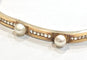 Bracelet bracelet ancien or jaune perles et diamants 58 Facettes