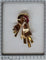 Broche Broche sertie de rubis rétro fabriquée en France 58 Facettes 12005-0030
