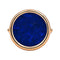 Bague 53 Ginette NY Bague Ever Lapis Disc Ring Or rose Lapis lazuli 58 Facettes 4970139RV