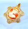 Pendentif Pendentif en or jaune et camée profil de femme 58 Facettes AB621