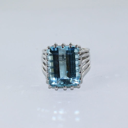 Bague 52 Bague aigue-marine 58 Facettes