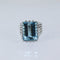 Bague 52 Bague aigue-marine 58 Facettes