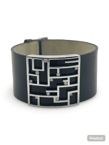 GAREL - Bratara din aur alb cu diamante