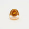 Bague 60 Bague or jaune citrine 58 Facettes LP629