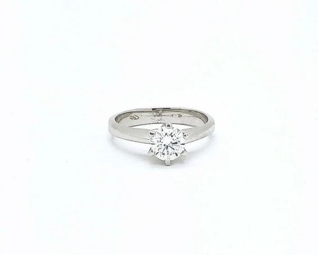 Bague Bague solitaire de 0,90 carat avec certificat HRD 58 Facettes 5605