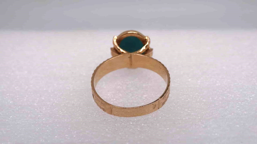 Bague 55 Bague or et pierre 58 Facettes 9835