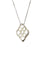 Collier Collier, en or blanc 14k serti de diamants 58 Facettes