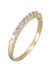 Bague 50 Bague demi-alliance or jaune diamant 58 Facettes 094351