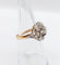 Bague 54 Bague marguerite or jaune, platine et diamants taille ancienne (circa 1920) 58 Facettes A05474