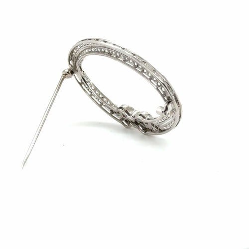 Broche Art déco - Broche Platine et Diamants 58 Facettes 1.0001839/9