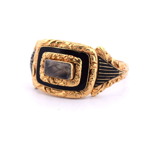 Bague 64 'MORNING RING' EN OR JAUNE 18 KT 58 Facettes