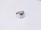 Bague 55 Bague jonc bandeau or blanc diamant 58 Facettes BAG.TIGRE-1103