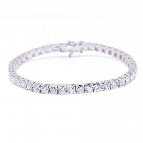 Bracelet Bracelet type Rivière en Or Blanc et Diamants 58 Facettes D364211LF