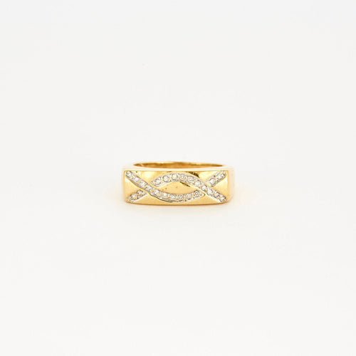 Bague Bague jonc or jaune diamants 58 Facettes LP39/10