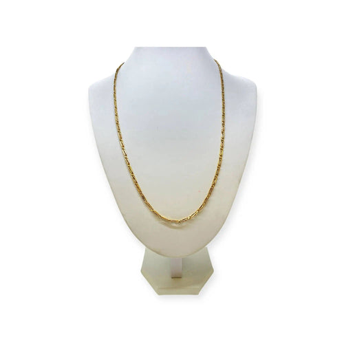 Collier Collier maille figaro or jaune 58 Facettes 330084162