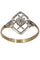 Bague 58 BAGUE DIAMANT ART NOUVEAU 58 Facettes 087831
