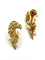 GILBERT ALBERT. Kolczyki z 18-karatowego żółtego złota i pereł