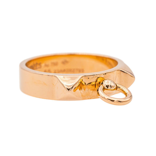 Collier 55 Hermès Bague Collier de chien Or rose 58 Facettes 4166998RV
