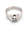 Bague 62 bague en or blanc massif et diamants 58 Facettes