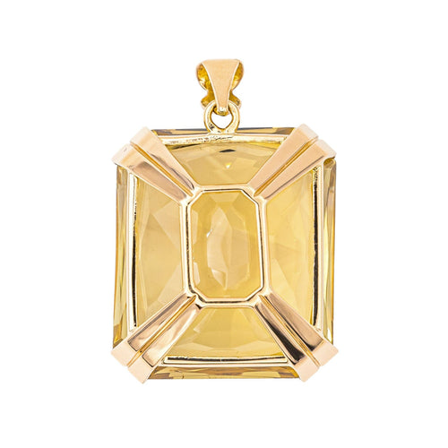 Pendentif Pendentif Or jaune Citrine 58 Facettes 4148031RV