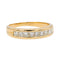 Bague 61 Bague Demi alliance Or jaune Diamant 58 Facettes 3000072CN